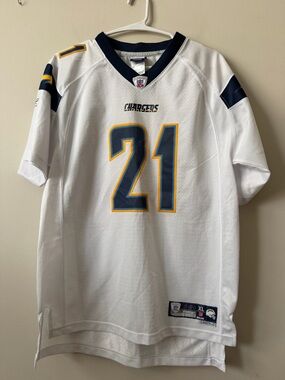 San Diego Chargers Ladanian Tomlinson Reebok Youth XL +2 Length #21 Running Back